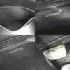 CHANEL CC GST Quilted Chain Hand Bag Patent Leather Black Vintage