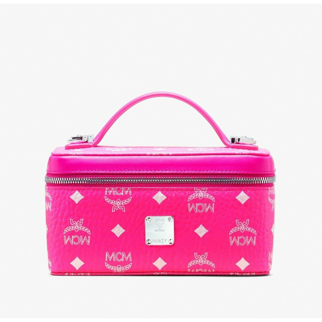 MCM☆ショルダーバッグ☆バニティー☆ロックスター Small Rockstar Vanity Case in Gold Studded Visetos Cognac | MCM ®US