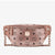 MCM Essential Rose Gold Visetos Mini Crossbody Chain Bag