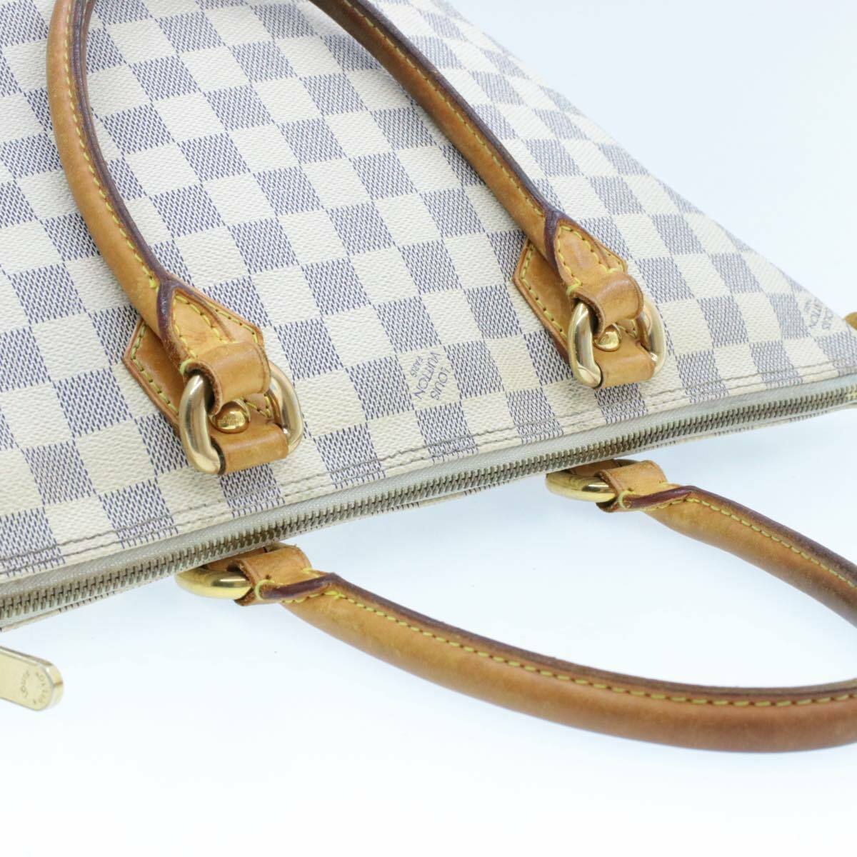 LOUIS VUITTON Damier Azur Saleya PM Hand Bag N51186