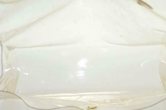 Hermès Kelly L Souvenir De L'exposition Transparent White Vinyl Satchel