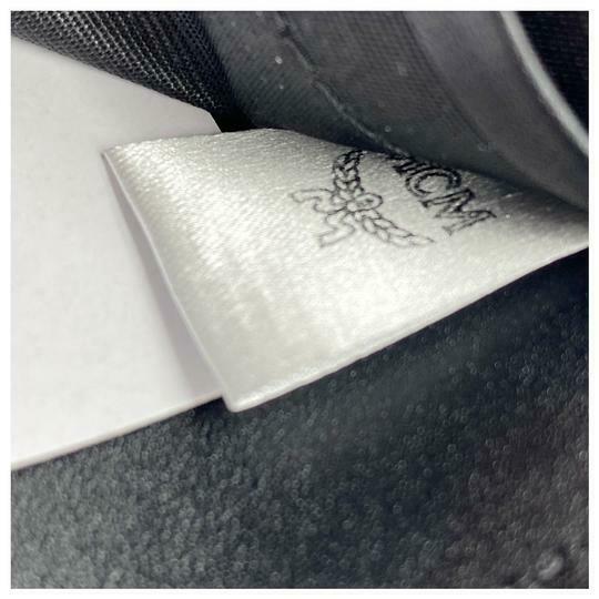 MCM Black Small Flap Bifold Canvas Claus Bi-fold Wallet