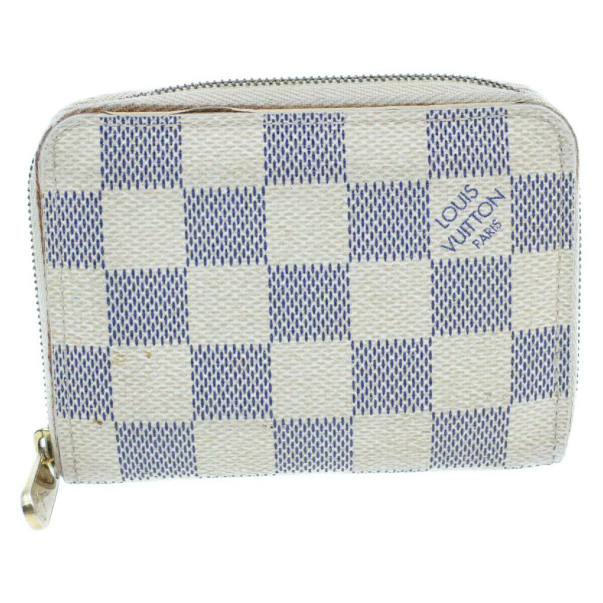 LOUIS VUITTON Damier Azur Zippy Coin Purse N63069