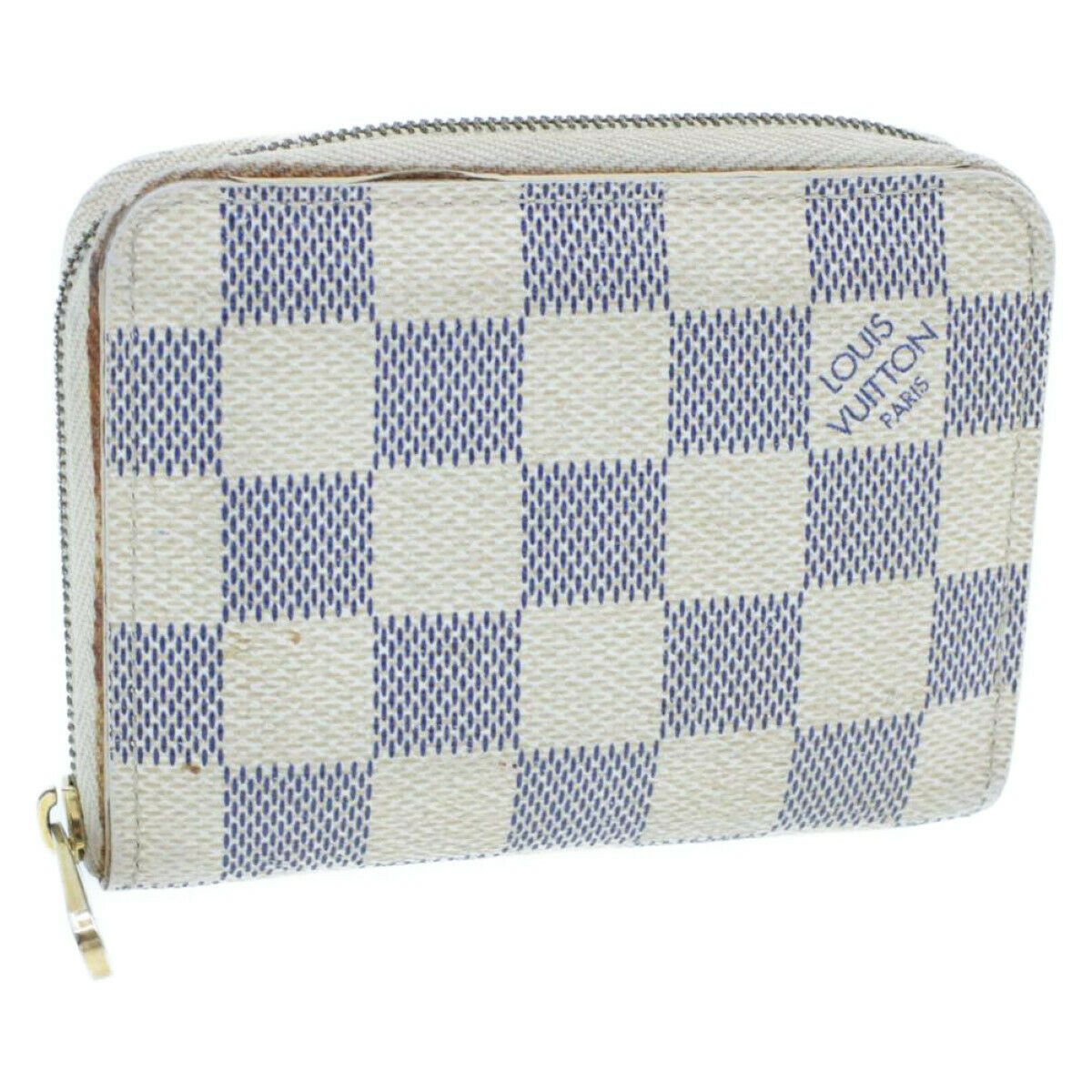 LOUIS VUITTON Damier Azur Zippy Coin Purse N63069