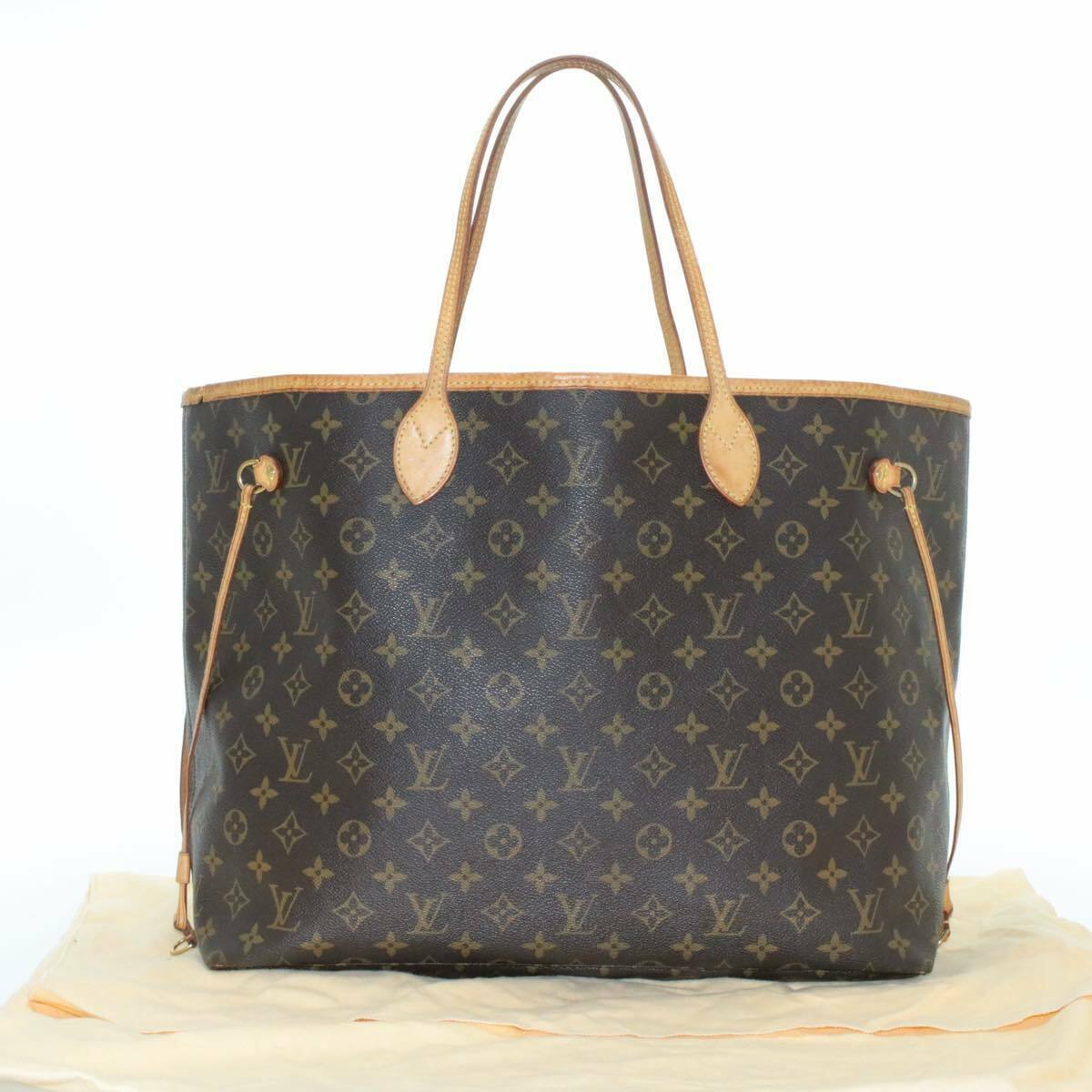 LOUIS VUITTON Monogram Neverfull GM Tote Bag M40157