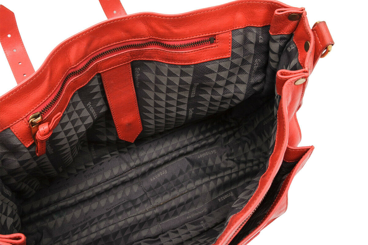 Proenza Schouler PS1 Large Leather Satchel Red