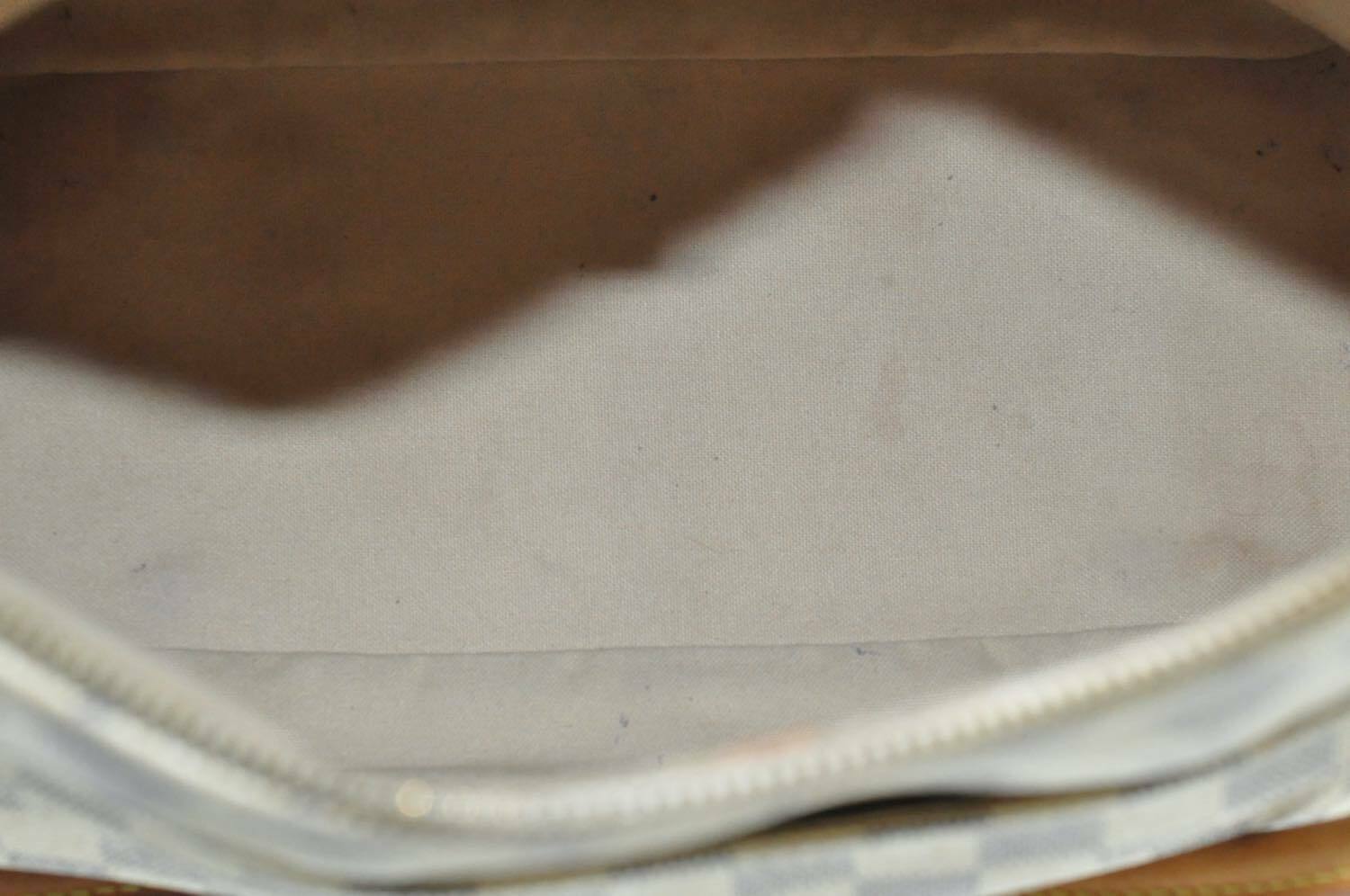 LOUIS VUITTON Damier Azur Figheri PM Tote Bag Shoulder Bag N41176