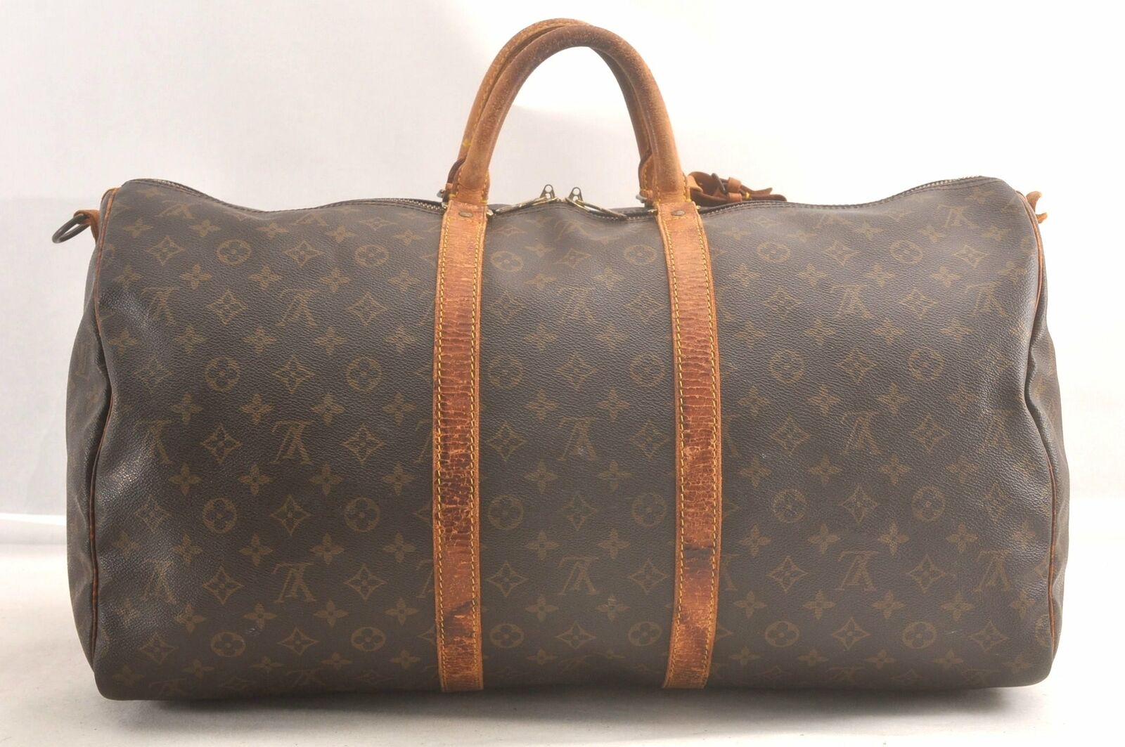 Louis Vuitton Monogram Keepall Bandouliere 55 Boston Bag M41414