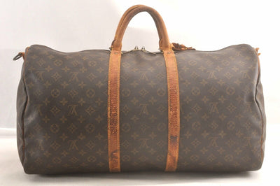 Louis Vuitton Monogram Keepall Bandouliere 55 Boston Bag Shoulder