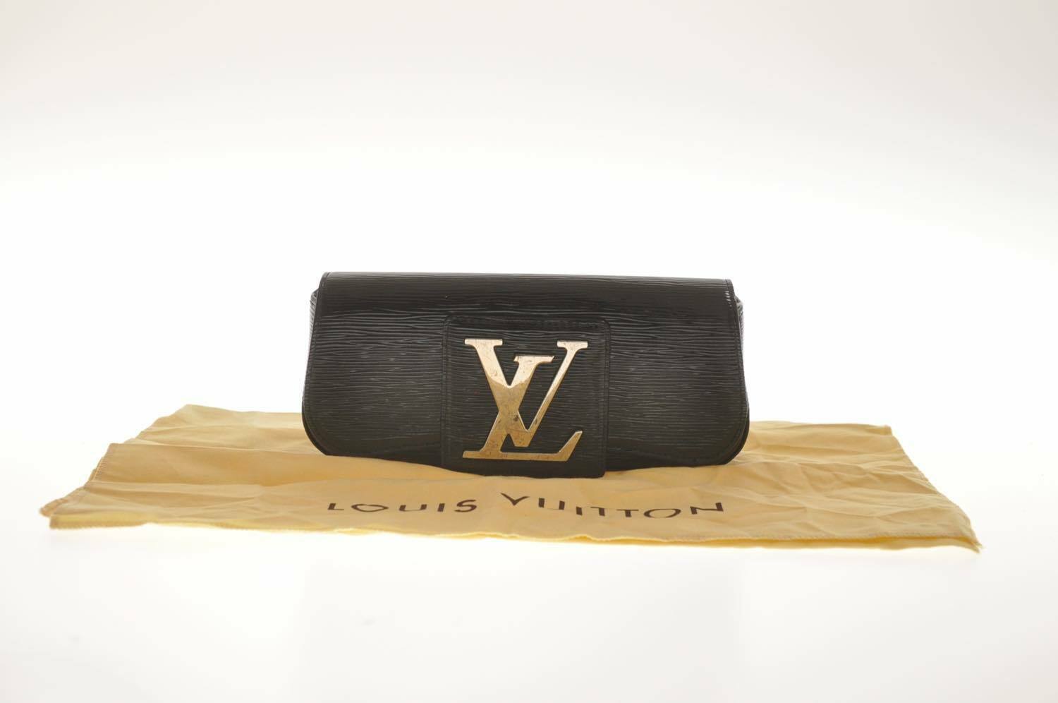 LOUIS VUITTON Epi Electric Sobe Pouch Black M4029N