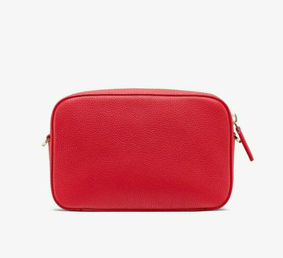 MCM Red Chanswell Camera Crossbody Bag Park Avenue Leather