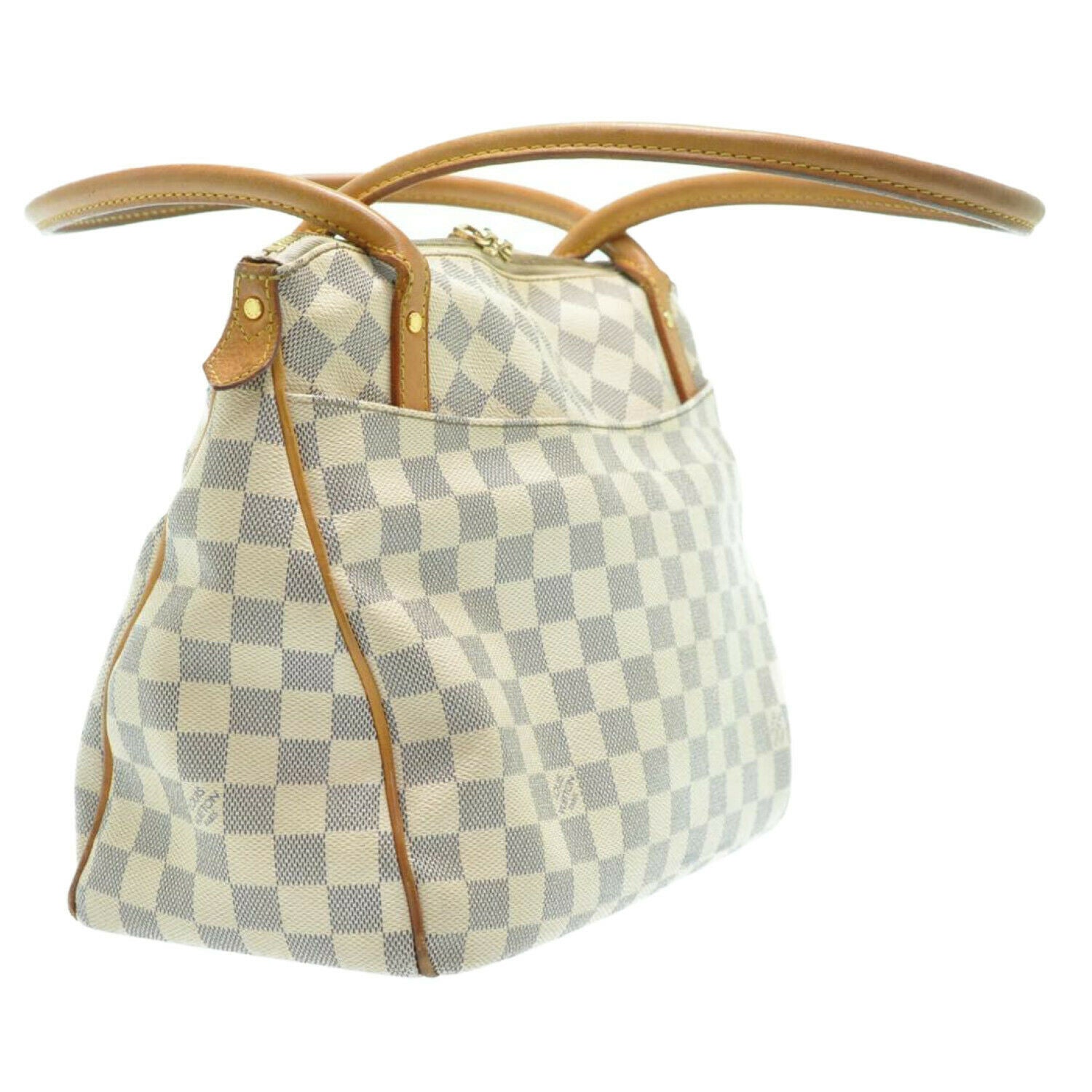 LOUIS VUITTON Damier Azur Figheri PM Tote Bag Shoulder Bag N41176