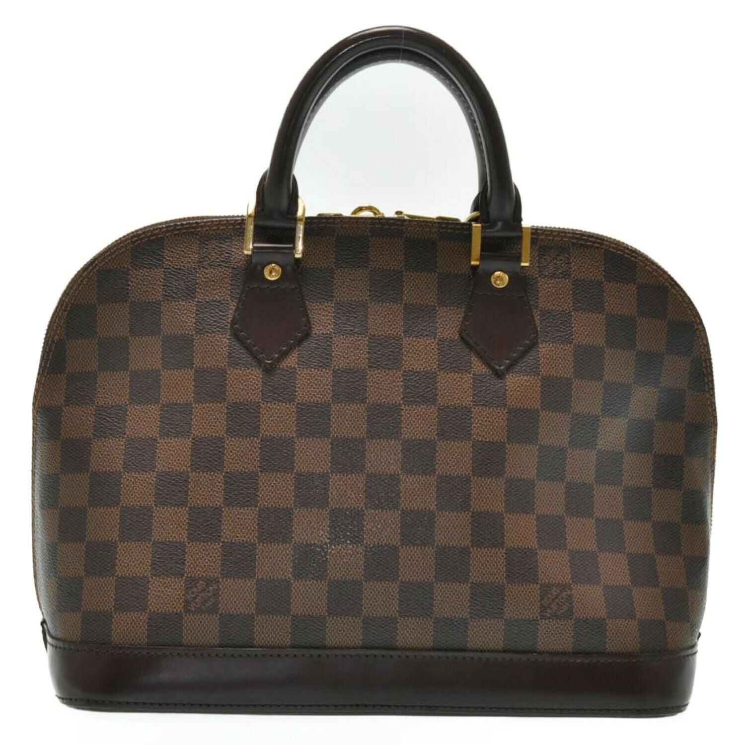 LOUIS VUITTON Damier Ebene Alma Hand Bag N51131