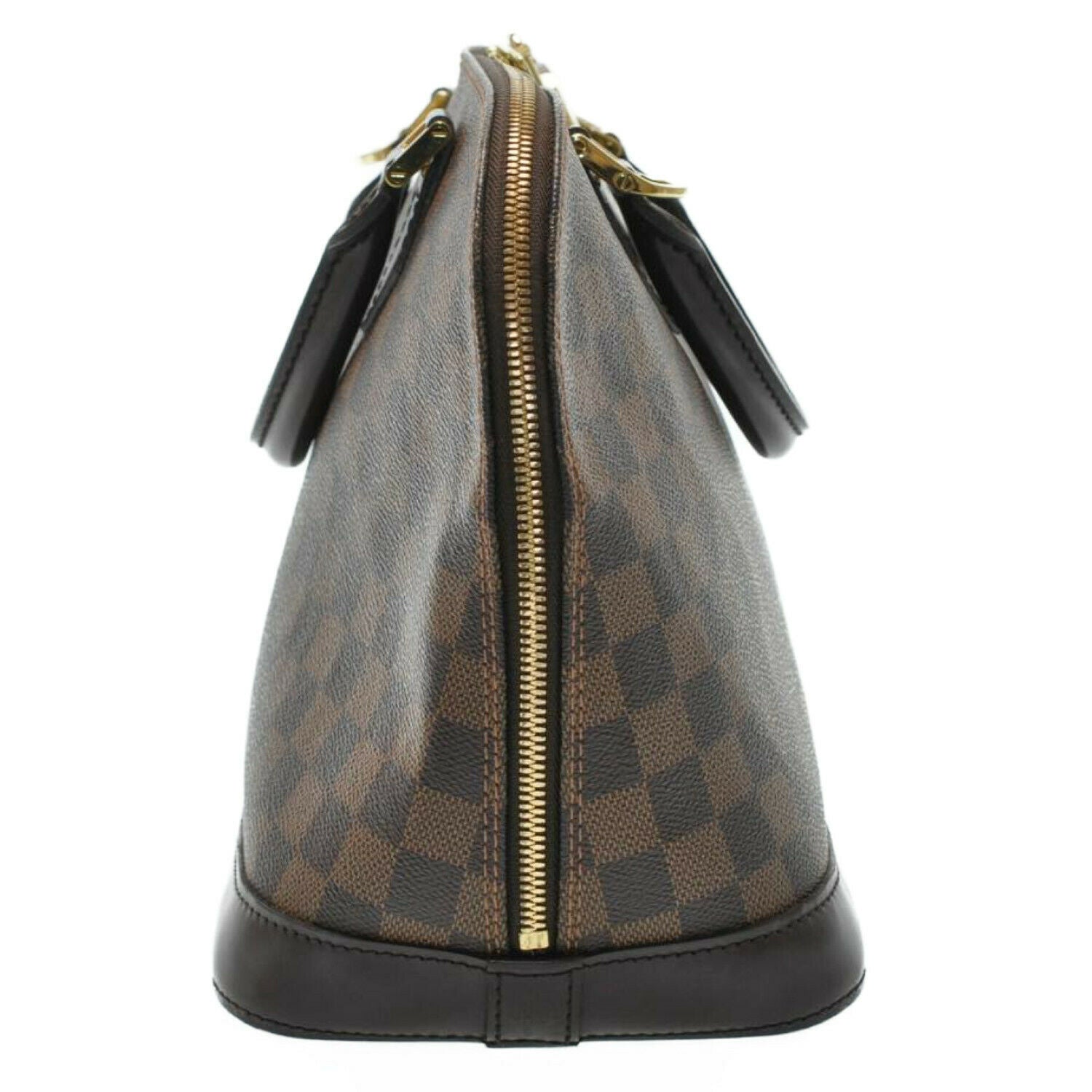 LOUIS VUITTON Damier Ebene Alma Hand Bag N51131