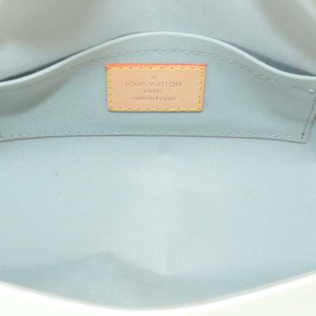 LOUIS VUITTON Vernis Malibu Street Perle Hand Pouch M91507