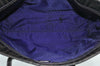 FENDI Zucca Canvas Tote Bag Brown Black PVC Leather