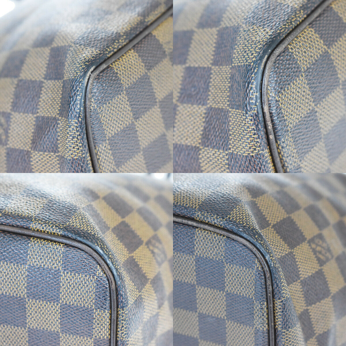 LOUIS VUITTON Saleya MM Shoulder Bag Damier Ebene N51182