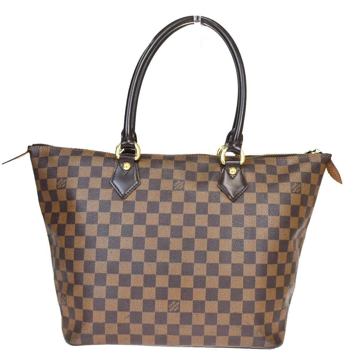 LOUIS VUITTON Saleya MM Shoulder Bag Damier Ebene N51182