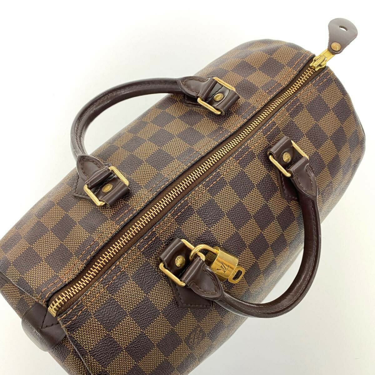 LOUIS VUITTON Damier Ebene Speedy 30 Hand Bag N41364