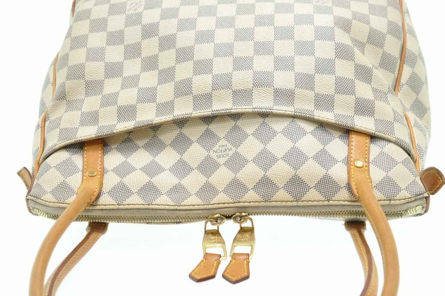 LOUIS VUITTON Damier Azur Figheri PM Tote Bag Shoulder Bag N41176