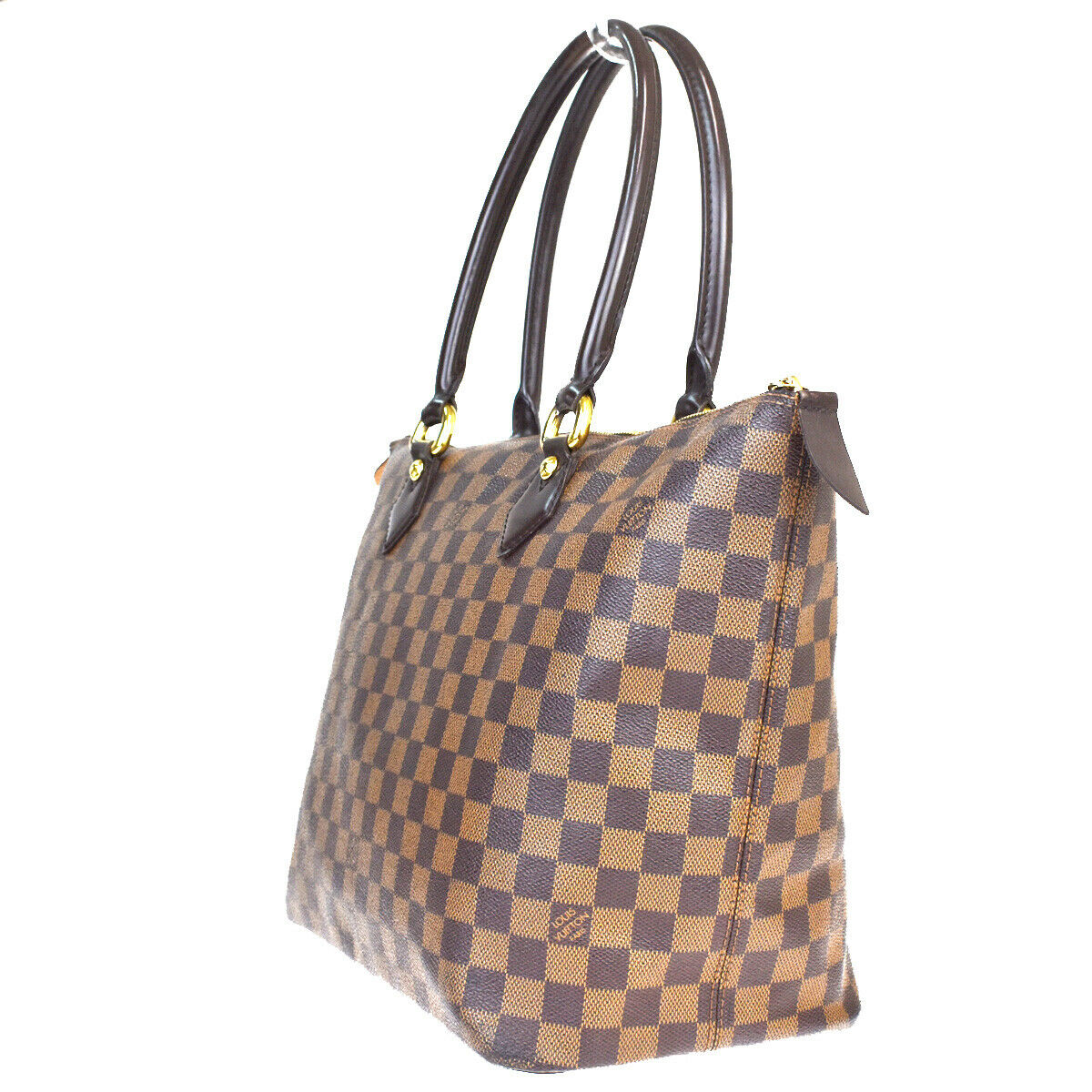 LOUIS VUITTON Saleya MM Shoulder Bag Damier Ebene N51182
