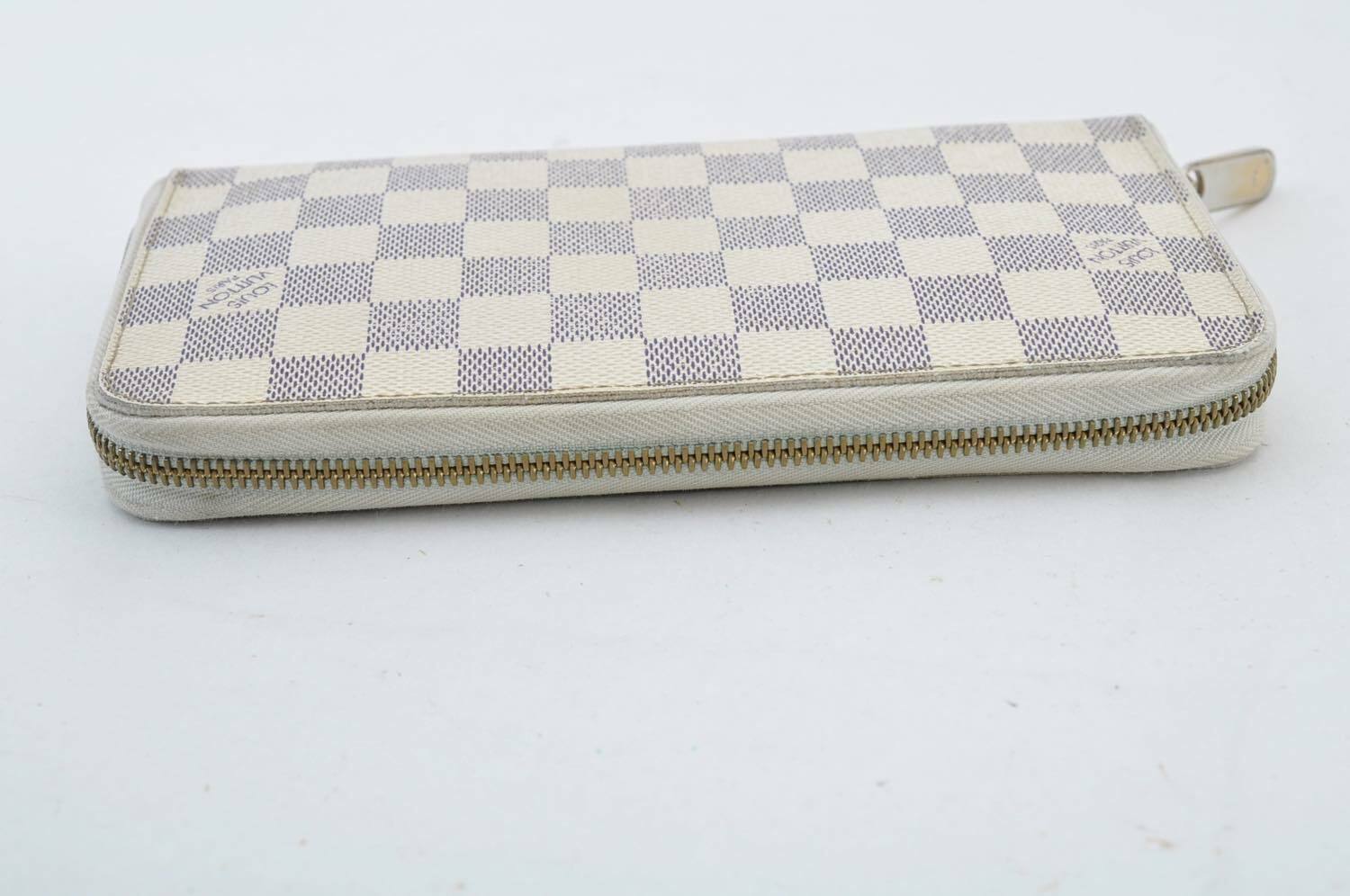 LOUIS VUITTON Damier Azur Zippy Organizer Wallet N60012