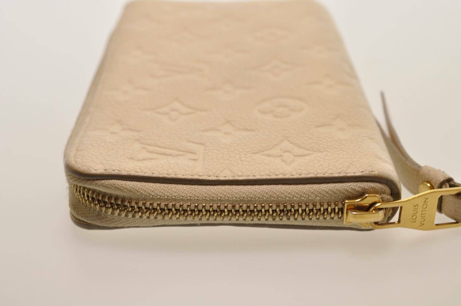 Louis Vuitton Wallet Purse Long Wallet Monogram Woman Authentic Used F506