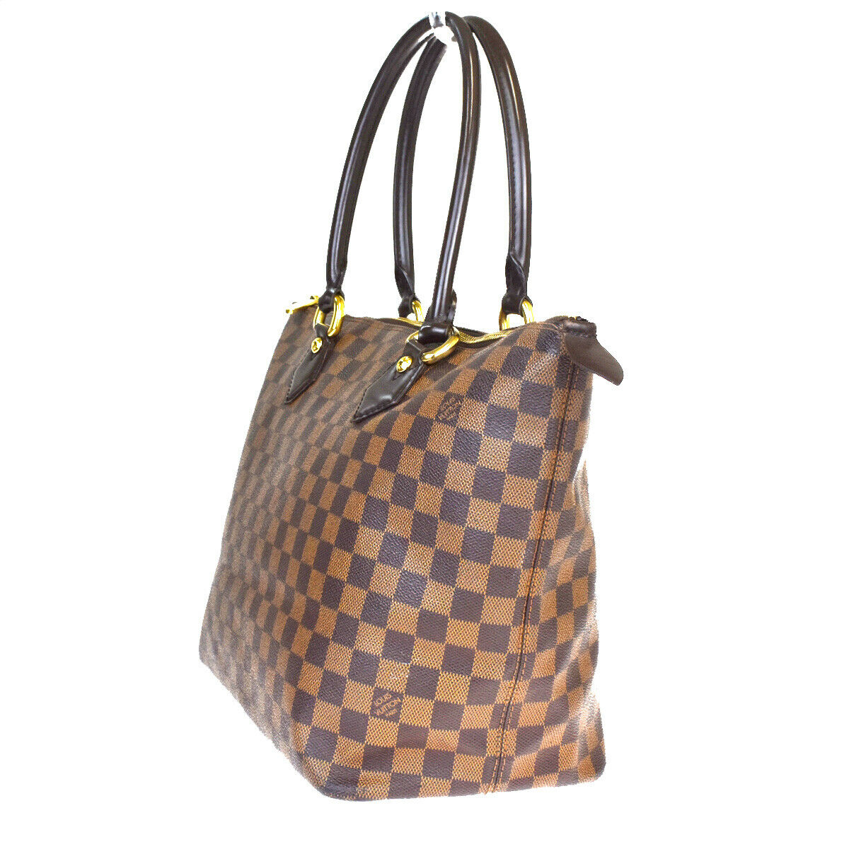 LOUIS VUITTON Saleya MM Shoulder Bag Damier Ebene N51182