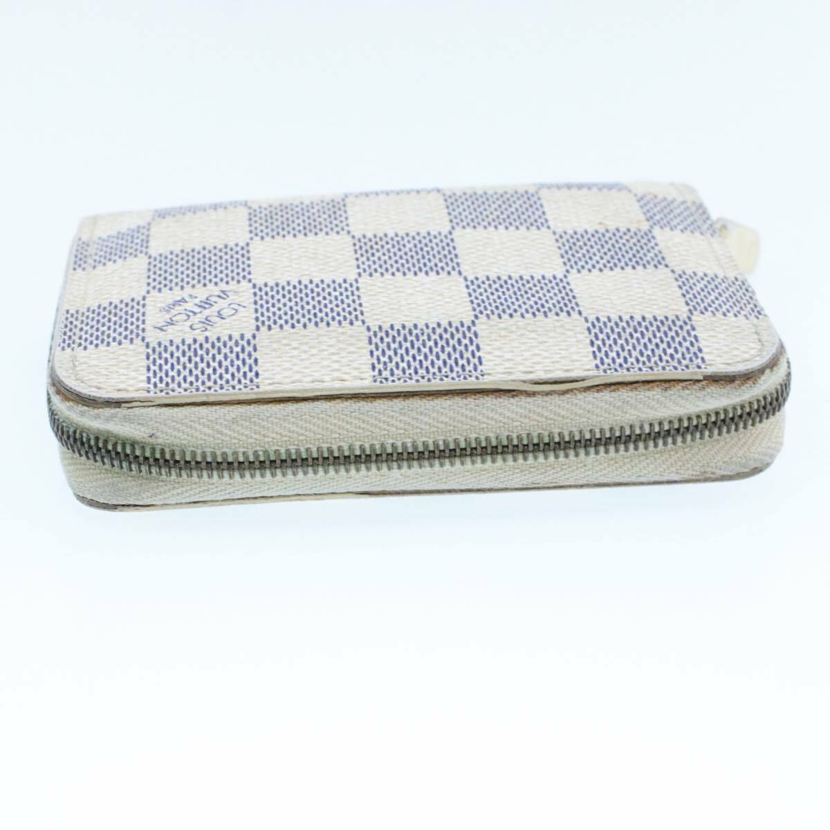 LOUIS VUITTON Damier Azur Zippy Coin Purse N63069