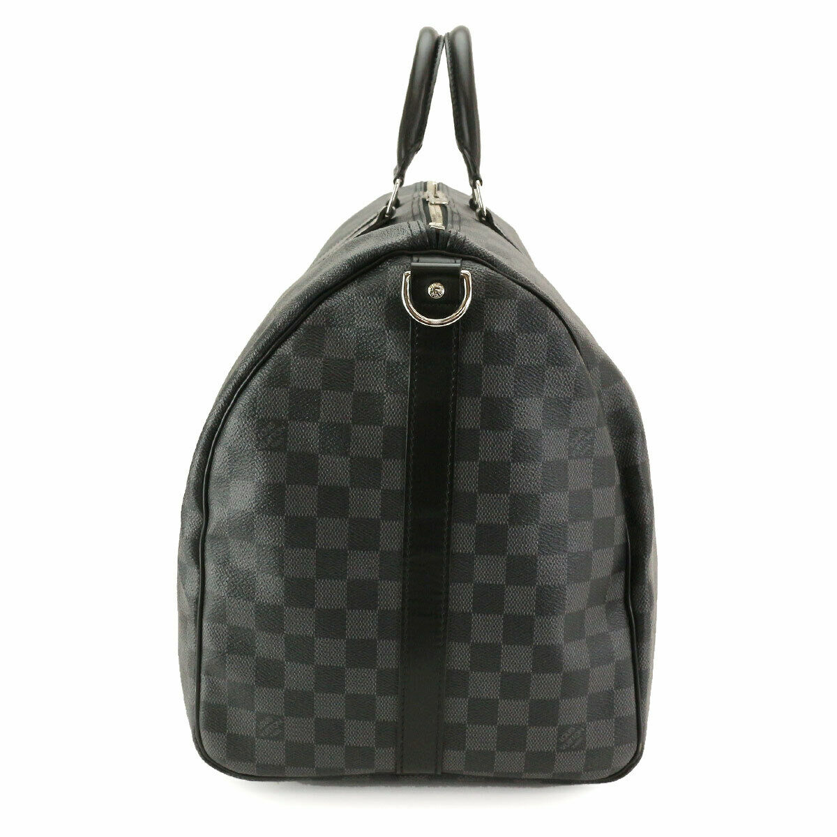 LOUIS VUITTON Damier Graphite Keepall Bandouliere 55 Duffel Bag N41413