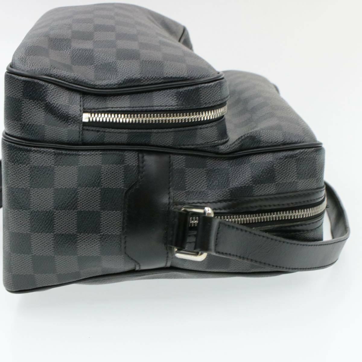 LOUIS VUITTON Damier Graphite Io Shoulder Bag N45252