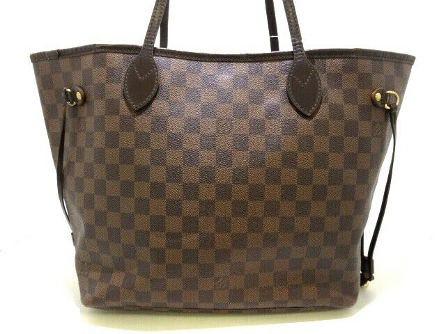 Louis Vuitton Neverfull MM Damier Ebene Tote