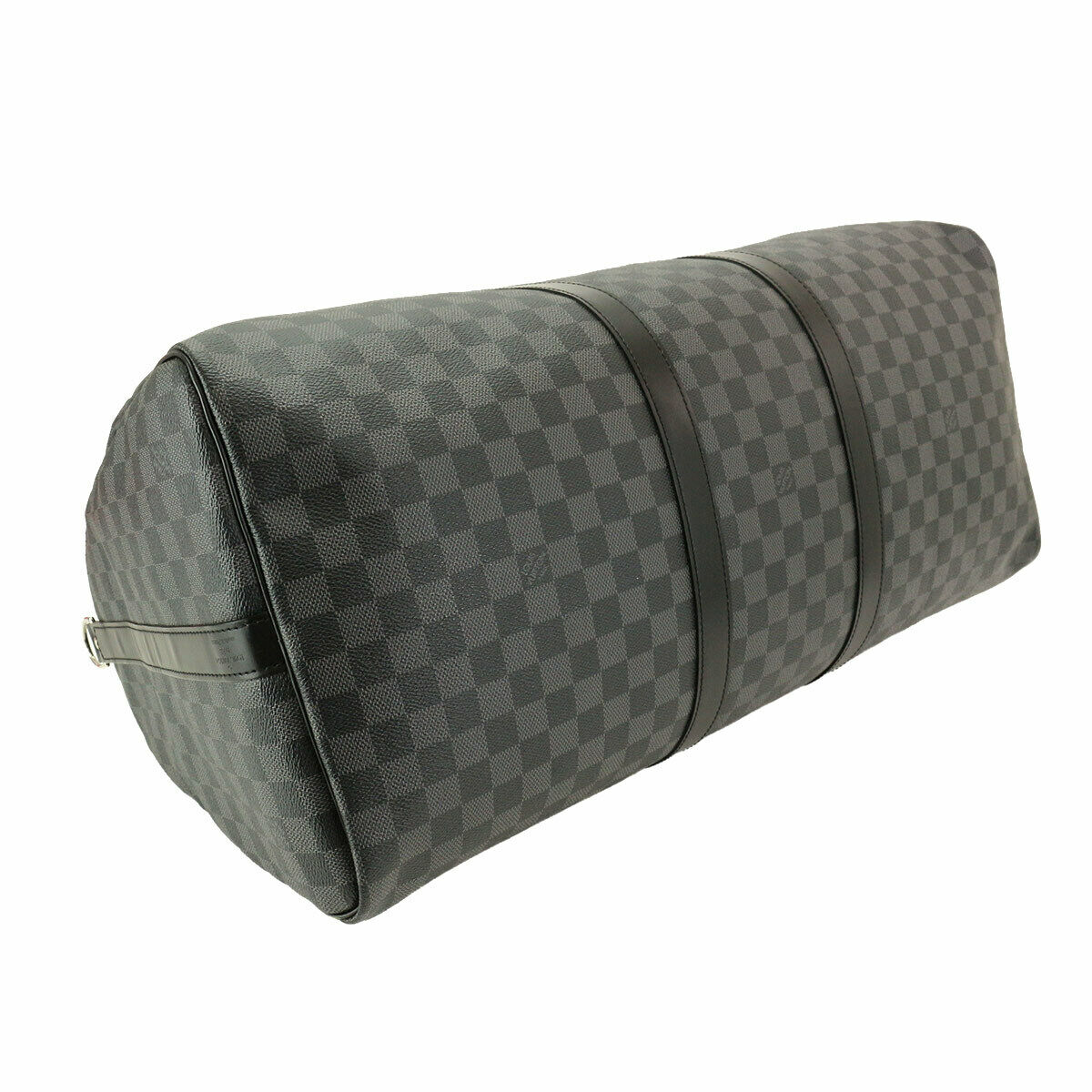 LOUIS VUITTON Damier Graphite Keepall Bandouliere 55 Duffel Bag N41413