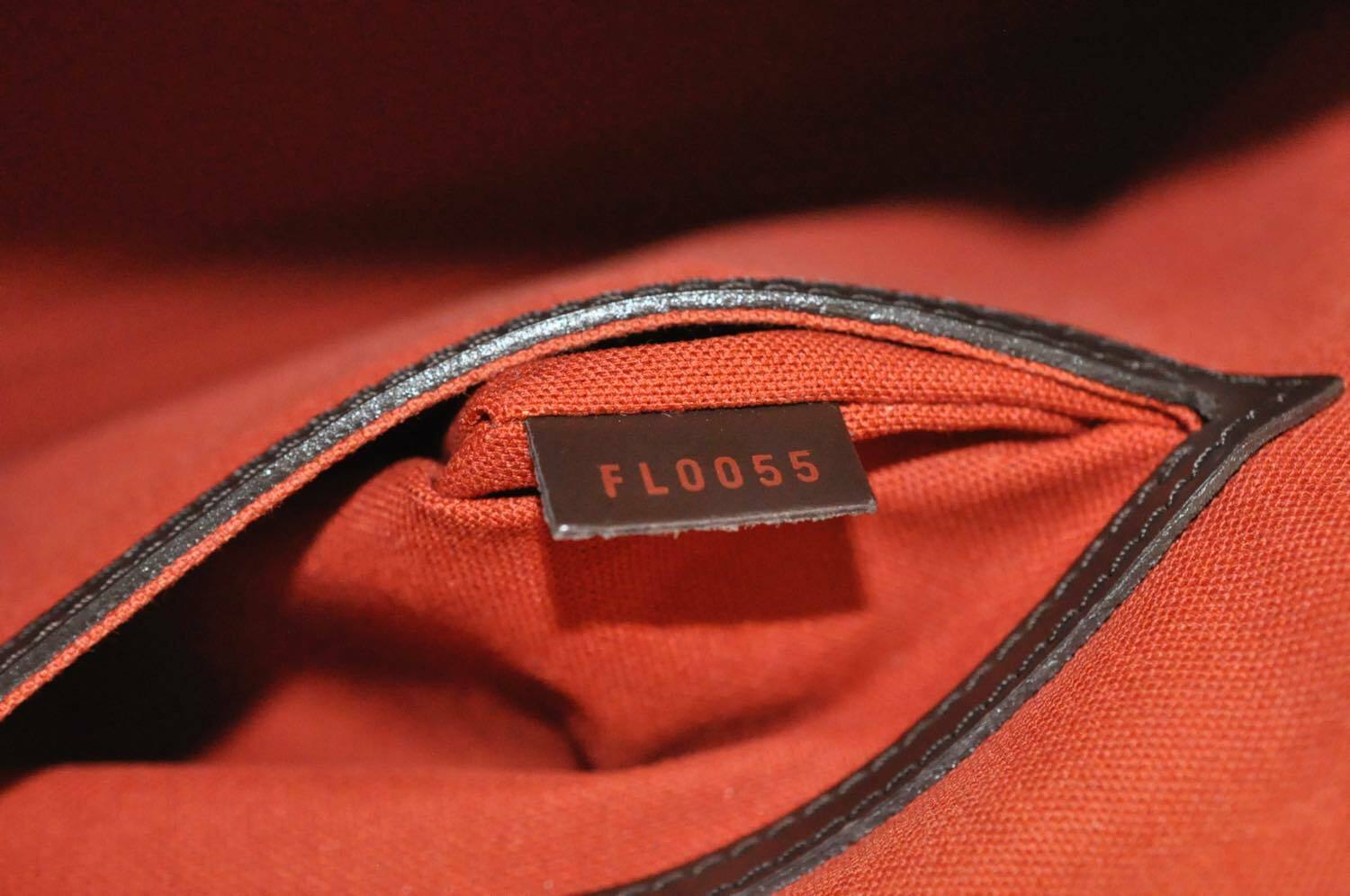 LOUIS VUITTON Damier Ebene Alma Hand Bag N51131