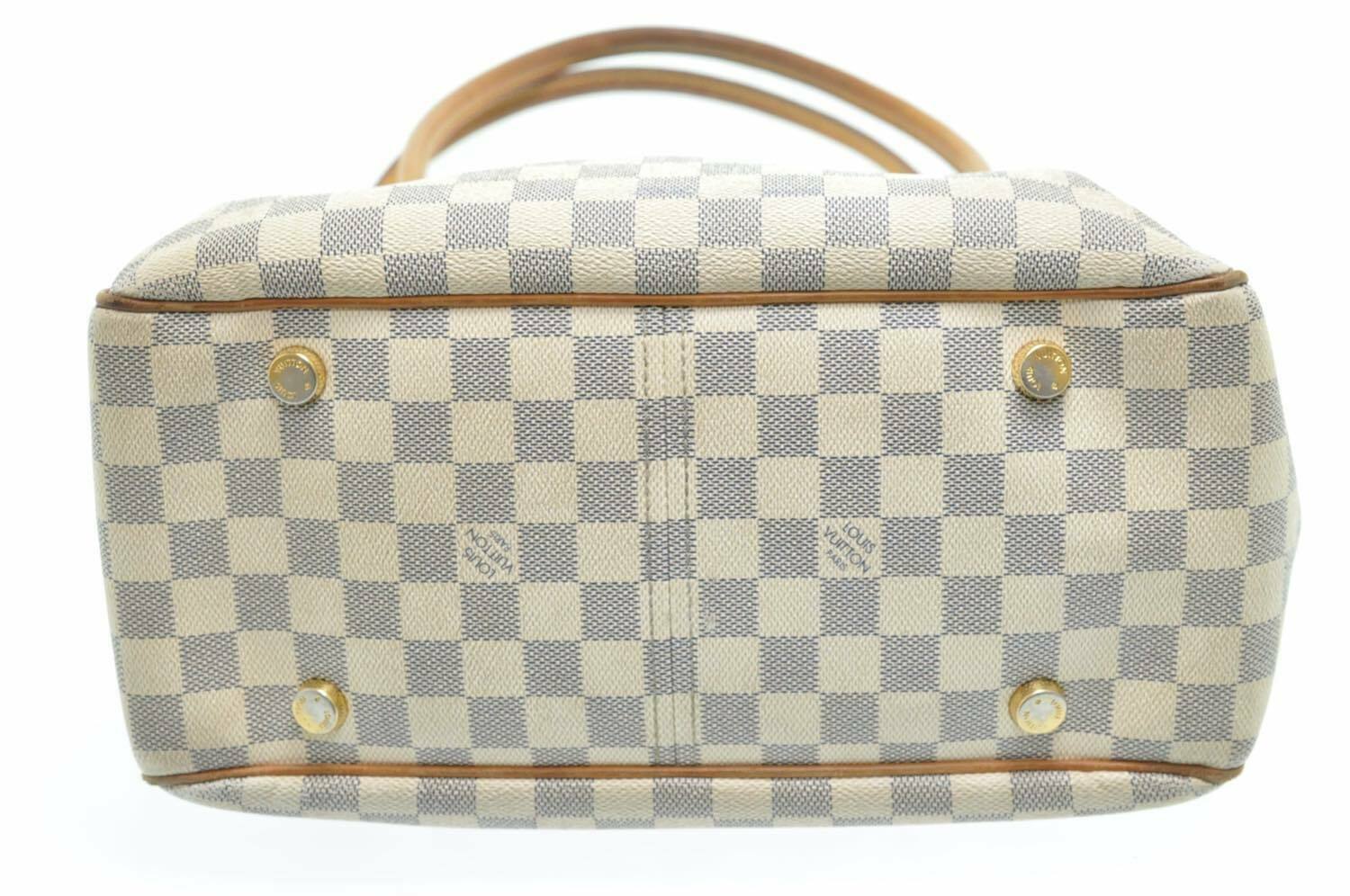 LOUIS VUITTON Damier Azur Figheri PM Tote Bag Shoulder Bag N41176