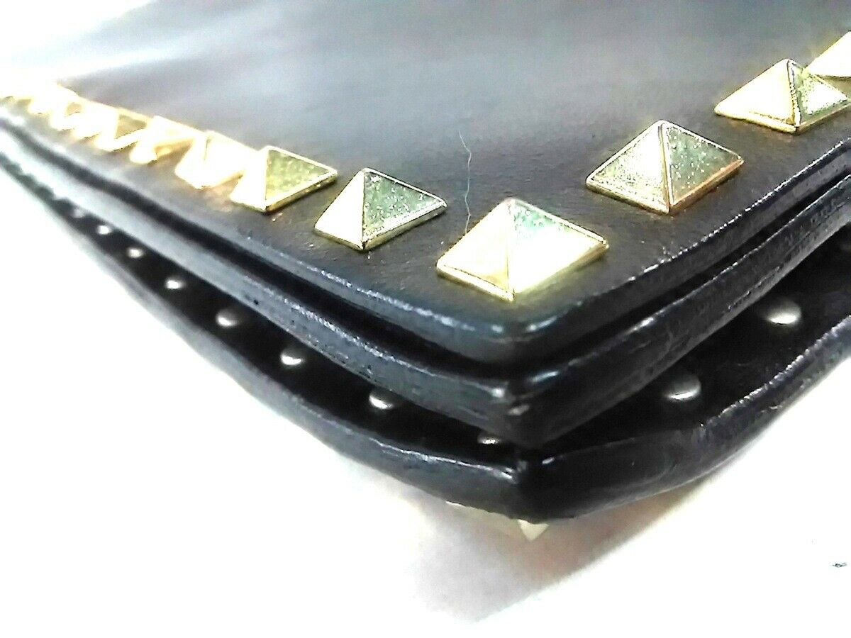 Valentino Garavani Rockstud Clutch Noir Black