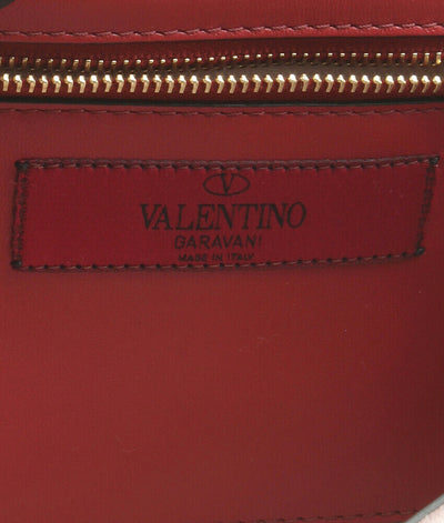 Valentino Rockstud Spike Velvet Pink Quilted Shoulder Bag