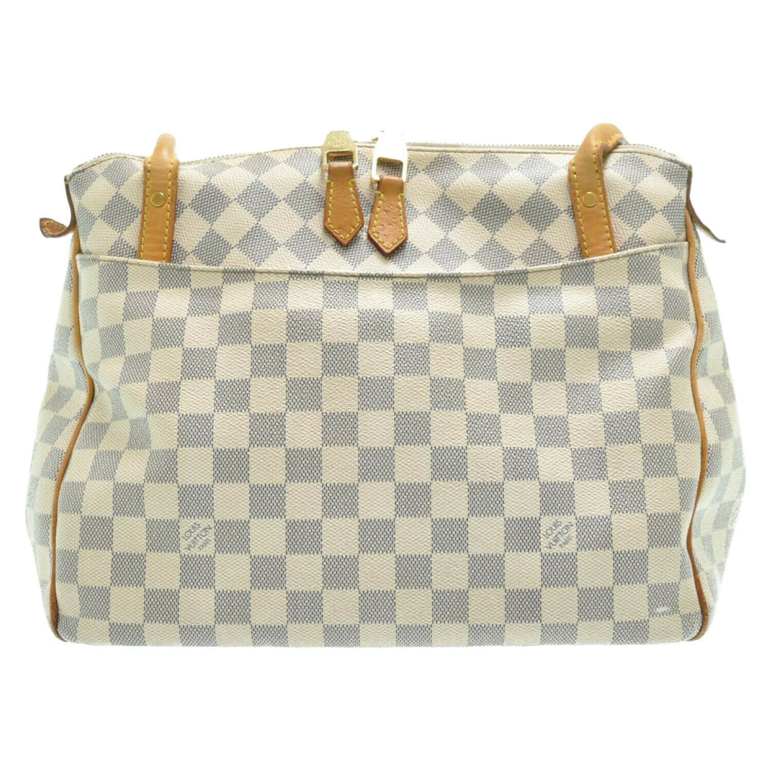 LOUIS VUITTON Damier Azur Figheri PM Tote Bag Shoulder Bag N41176