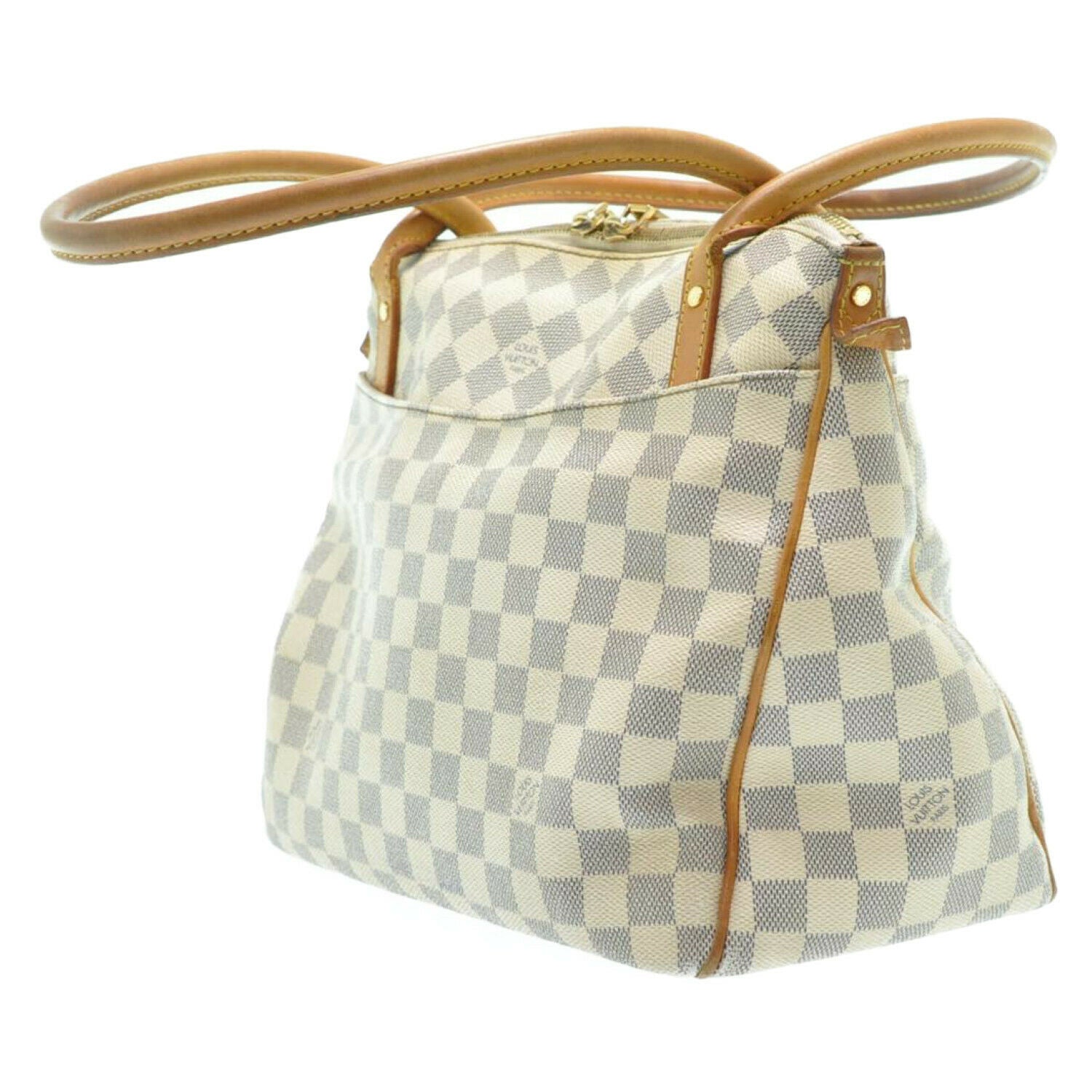 LOUIS VUITTON Damier Azur Figheri PM Tote Bag Shoulder Bag N41176