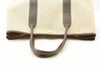 HERMES Canvas Garden Party PM Tote Bag White