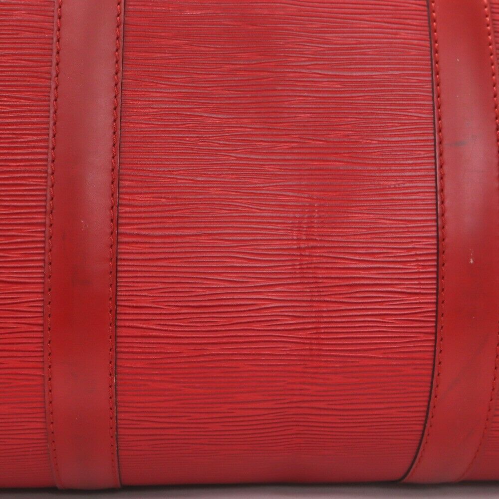 LOUIS VUITTON Epi Keepall 45 Castilian Red
