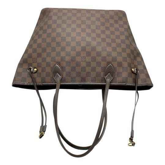 Louis Vuitton Neverfull Mm Brown Damier Ébène Canvas Tote