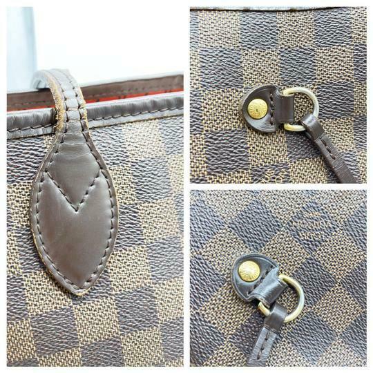 Louis Vuitton Neverfull Mm Brown Damier Ébène Canvas Tote