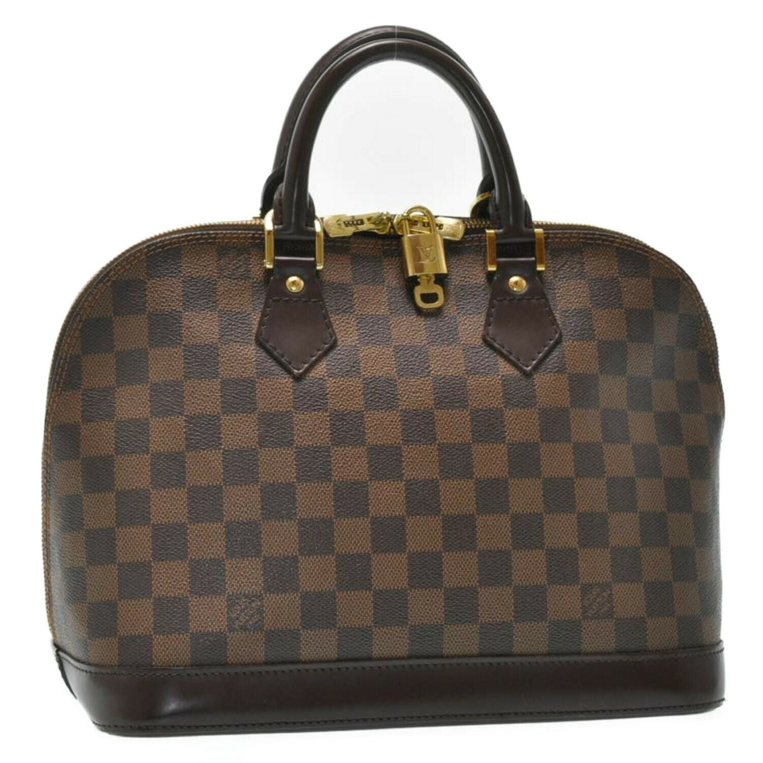 LOUIS VUITTON Damier Ebene Alma Hand Bag N51131