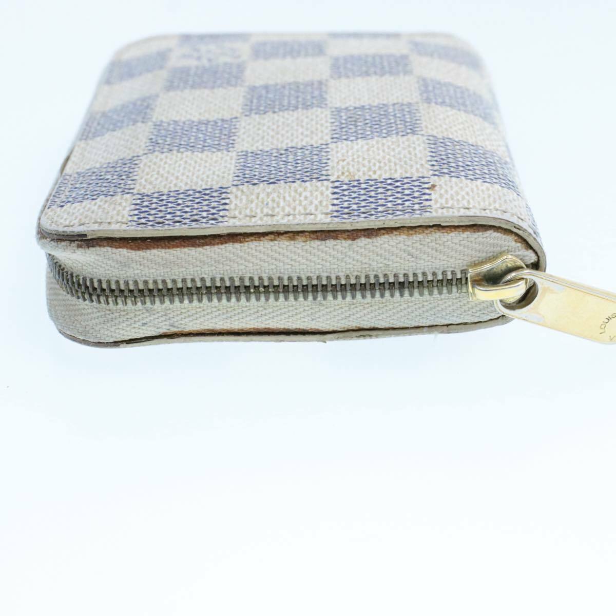LOUIS VUITTON Damier Azur Zippy Coin Purse N63069