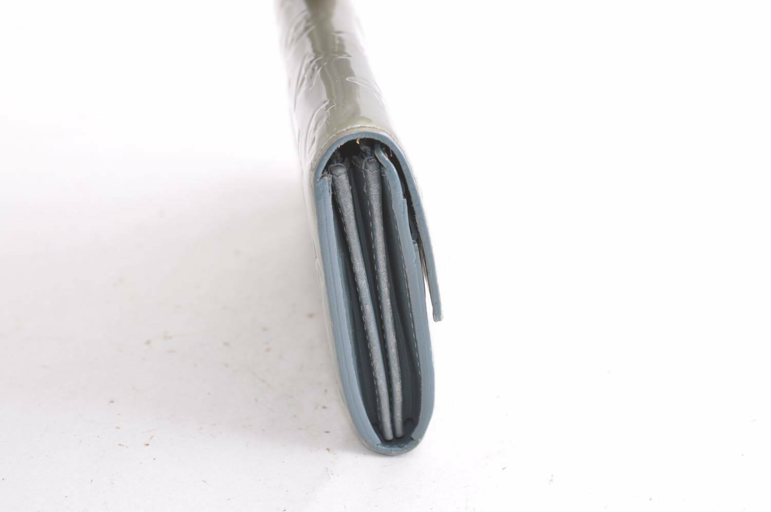 LOUIS VUITTON Vernis Portefeuille Sarah Wallet Givre M91564