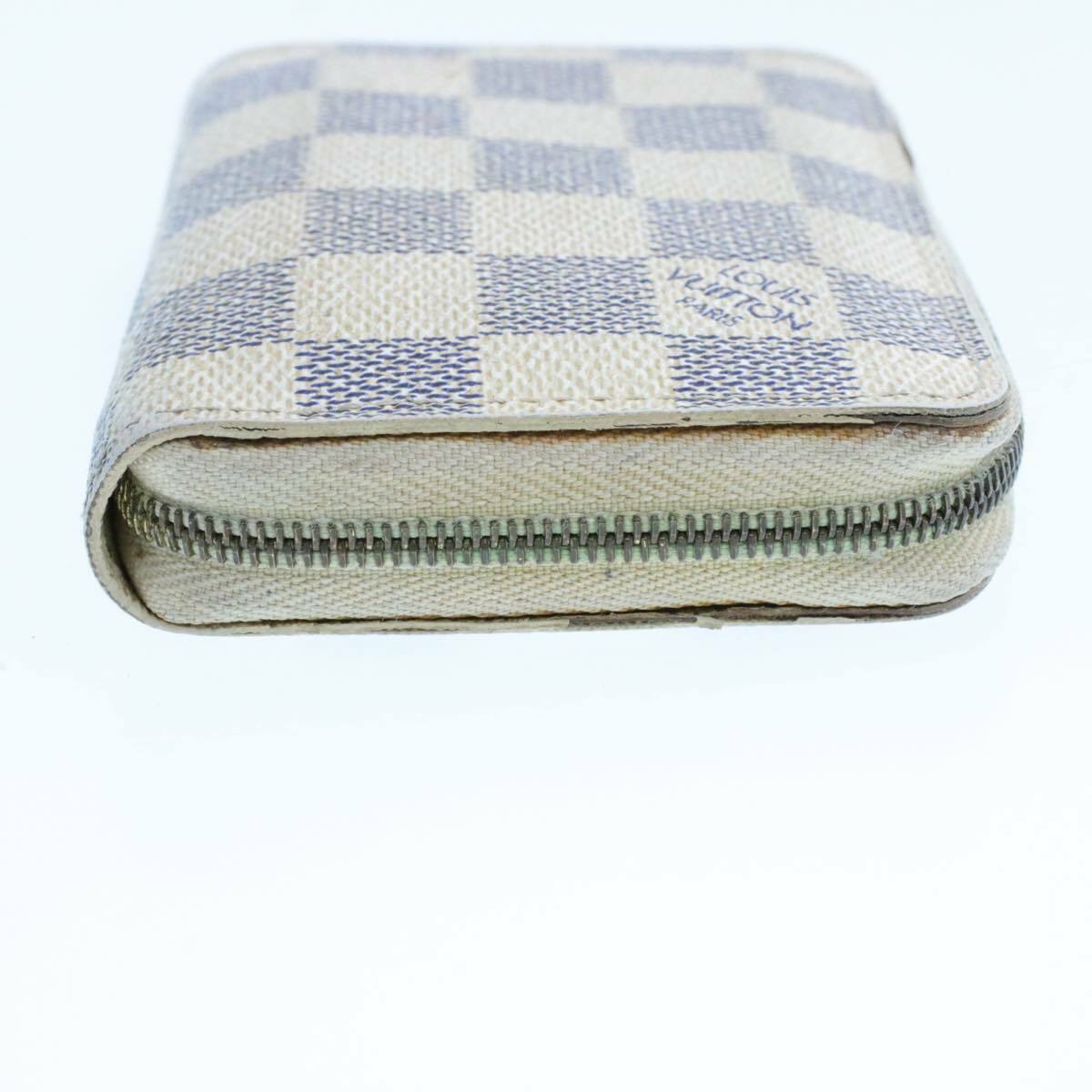 LOUIS VUITTON Damier Azur Zippy Coin Purse N63069