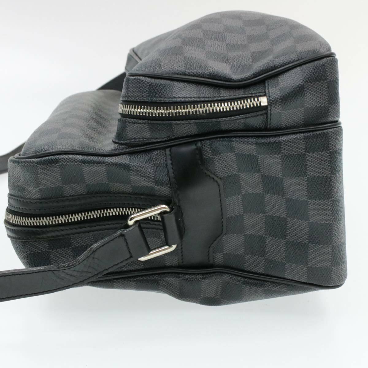 LOUIS VUITTON Damier Graphite Io Shoulder Bag N45252