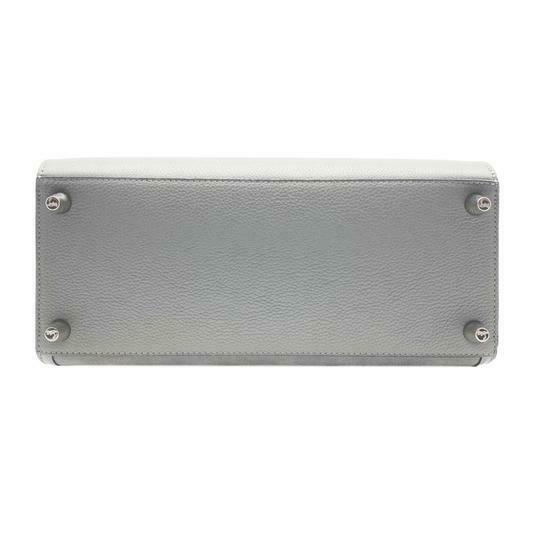 Christian Louboutin Medium Paloma Suede Grey Leather Tote