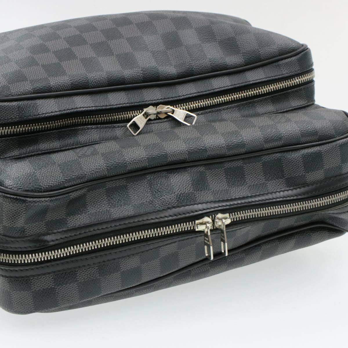LOUIS VUITTON Damier Graphite Io Shoulder Bag N45252